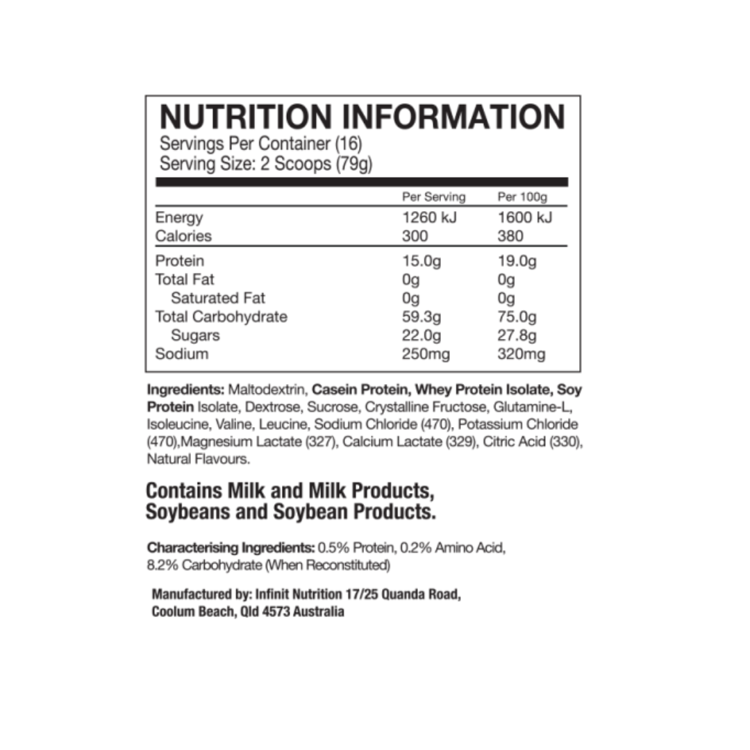 INFINIT NUTRITION - REPAIR Muscle Re-Charge