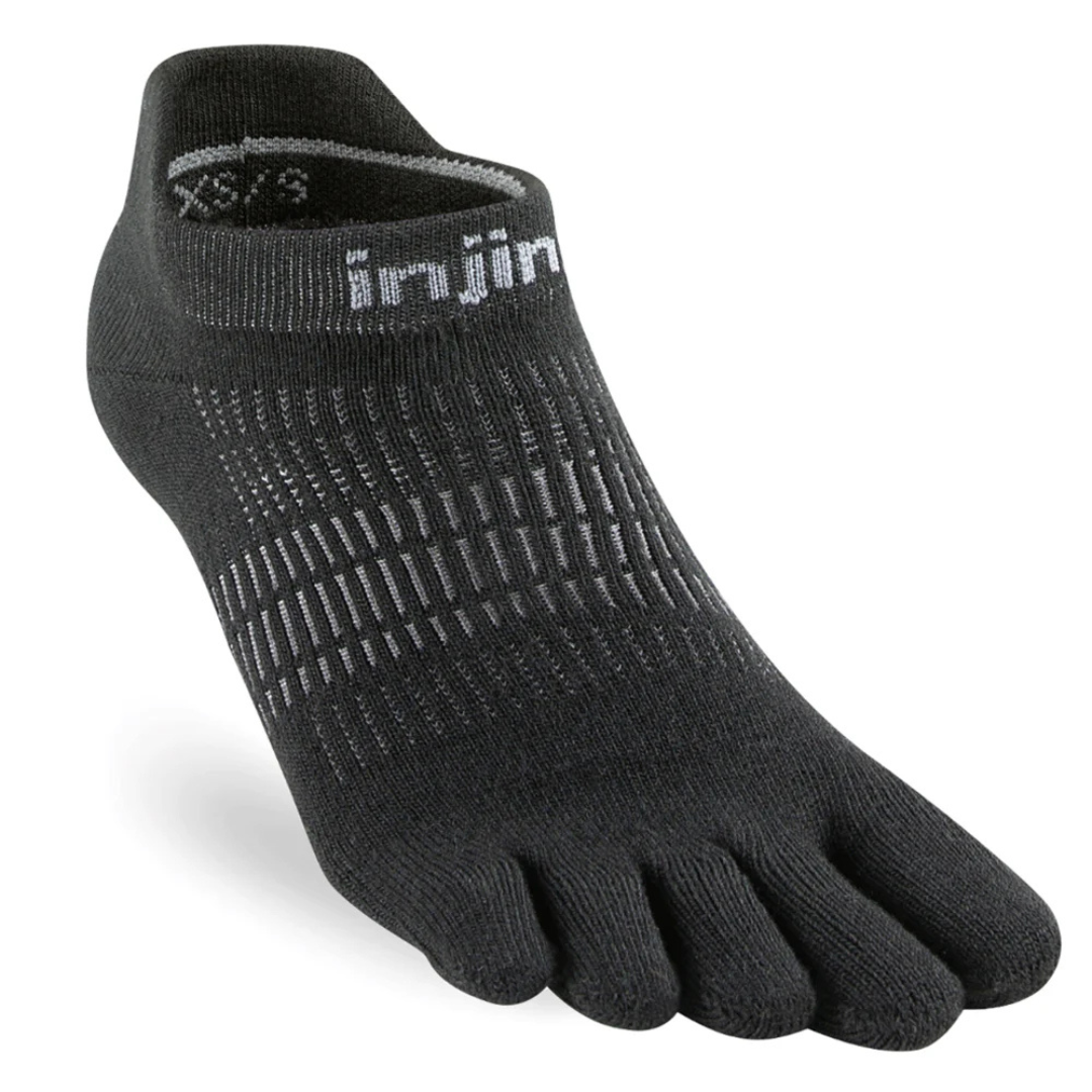 INJINJI Run No Show Lightweight Ultra-Thin Cushioning Performance Socks