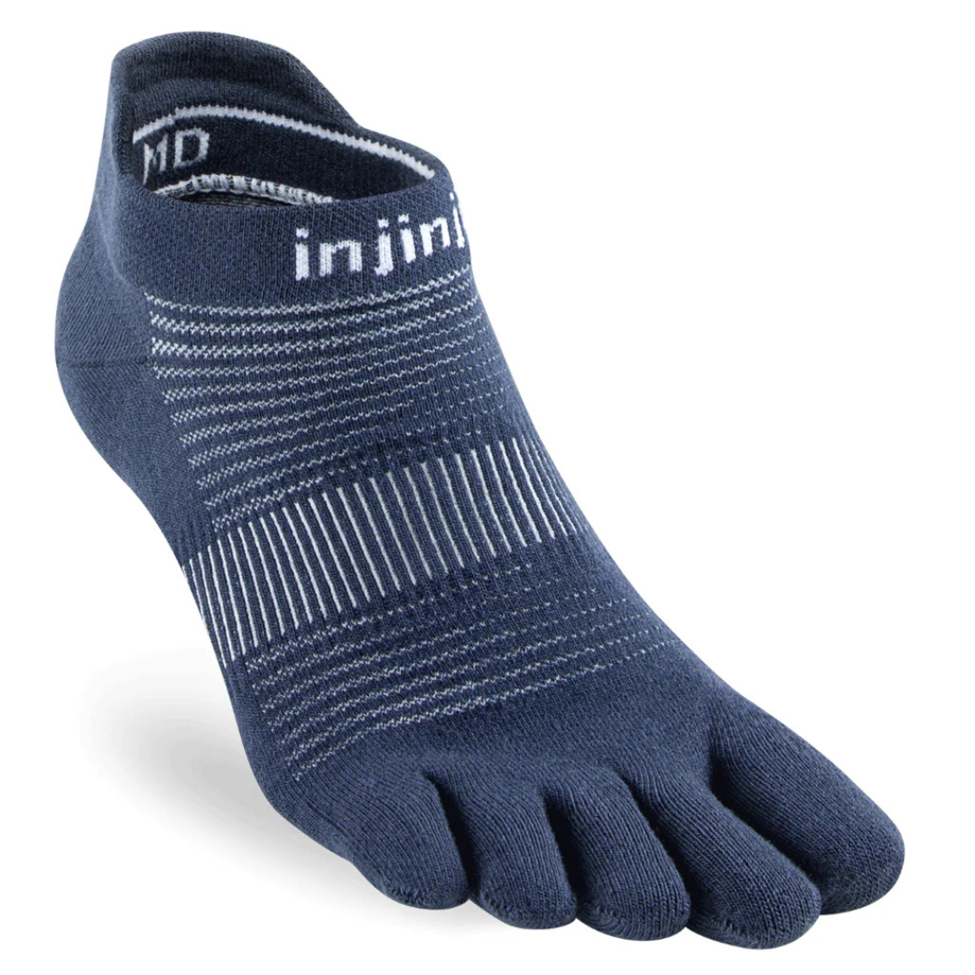 INJINJI Run No Show Lightweight Ultra-Thin Cushioning Performance Socks