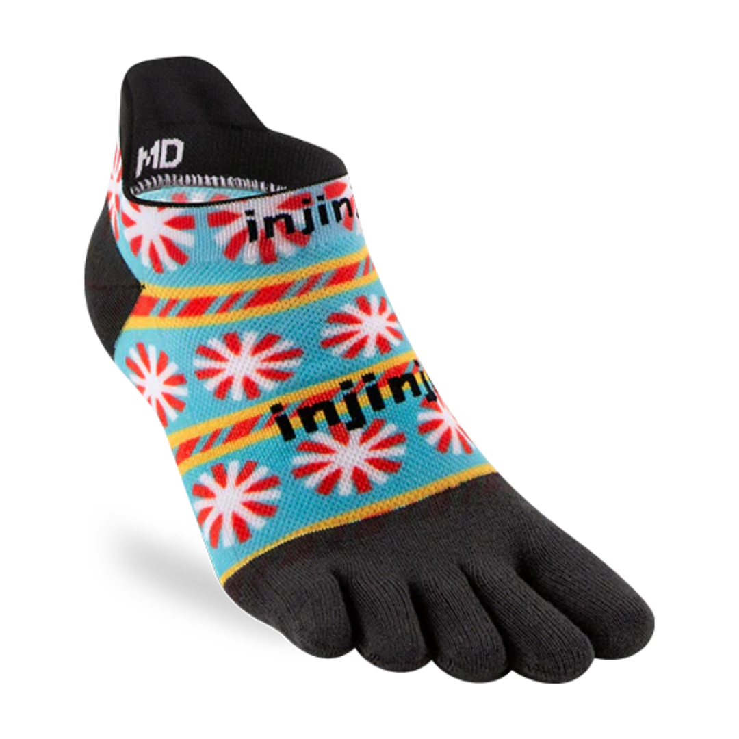 INJINJI Run No Show Lightweight Ultra-Thin Cushioning Performance Socks