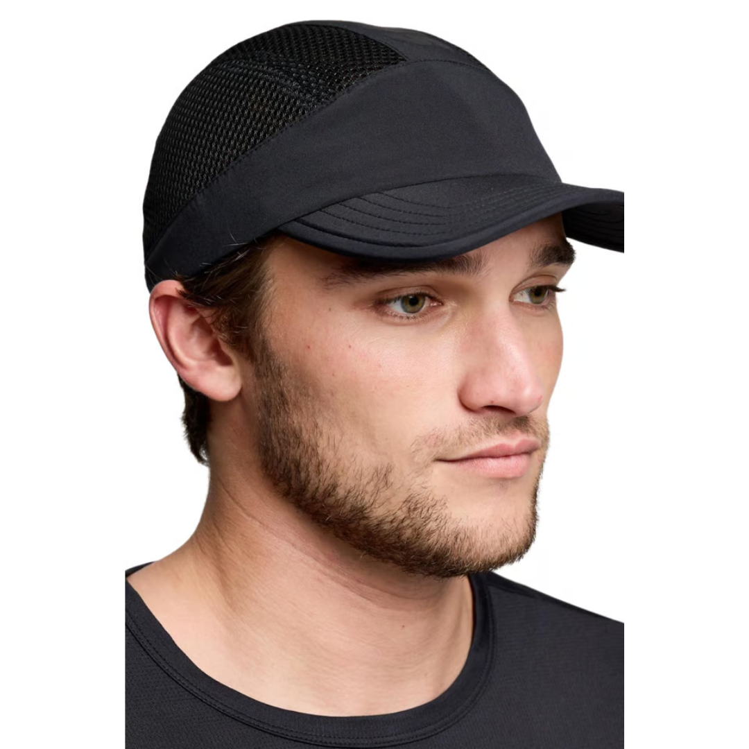SAUCONY - Black, Outpace Hat - Unisex -